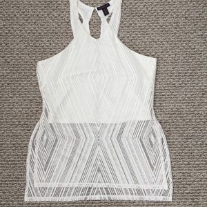 White flowy tank top